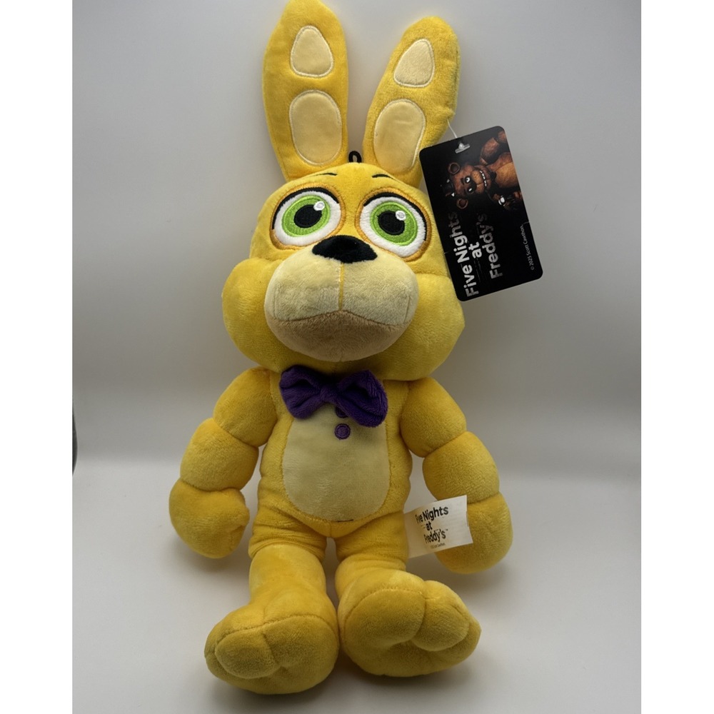 FNAF Five Nights At Freddy's Yellow Spring Bonnie Plush Toy 14" Animatronics New